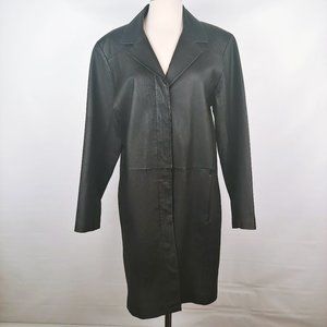 Bagatelle Leather Black Coat Size L